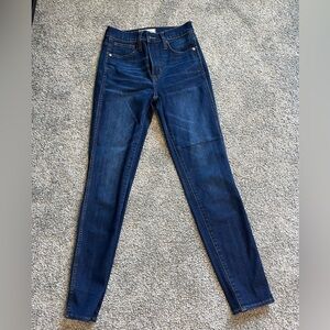 Madewell high waist skinny jeans